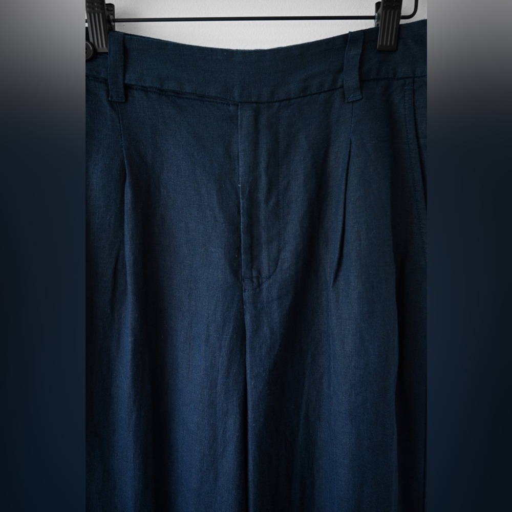 Madewell "The Harlow" Wide Leg Linen Pant NWT - Picture 9 of 12